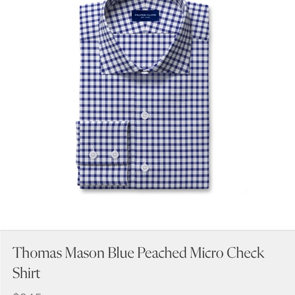 Proper Cloth Custom Made Shirt